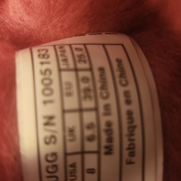 UGG Pink Shearling Boots - Picture 9 of 9